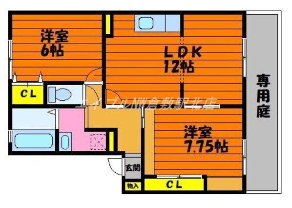 ファミリーエⅡの物件間取画像